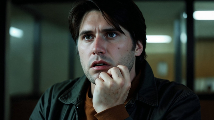 Aaron downcast after Sal's arrest.jpg