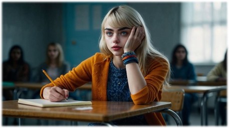 Gigi distracted in class.jpg