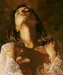 Distraught woman