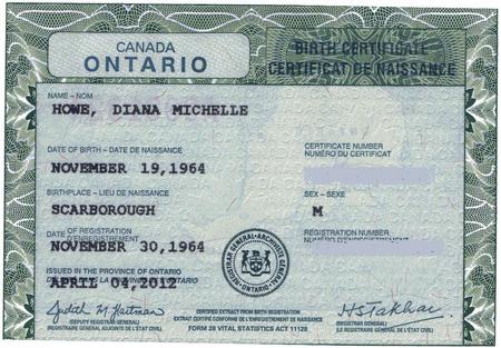 Birth Cert