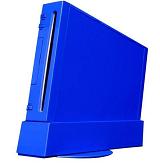 Nintendo Wii dressed in blue