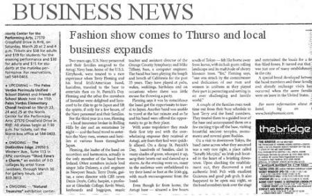 Thurso Echo newspaper business page